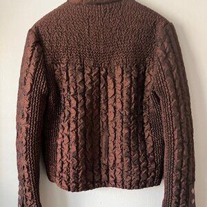 Brown Puff Jacket Quilted